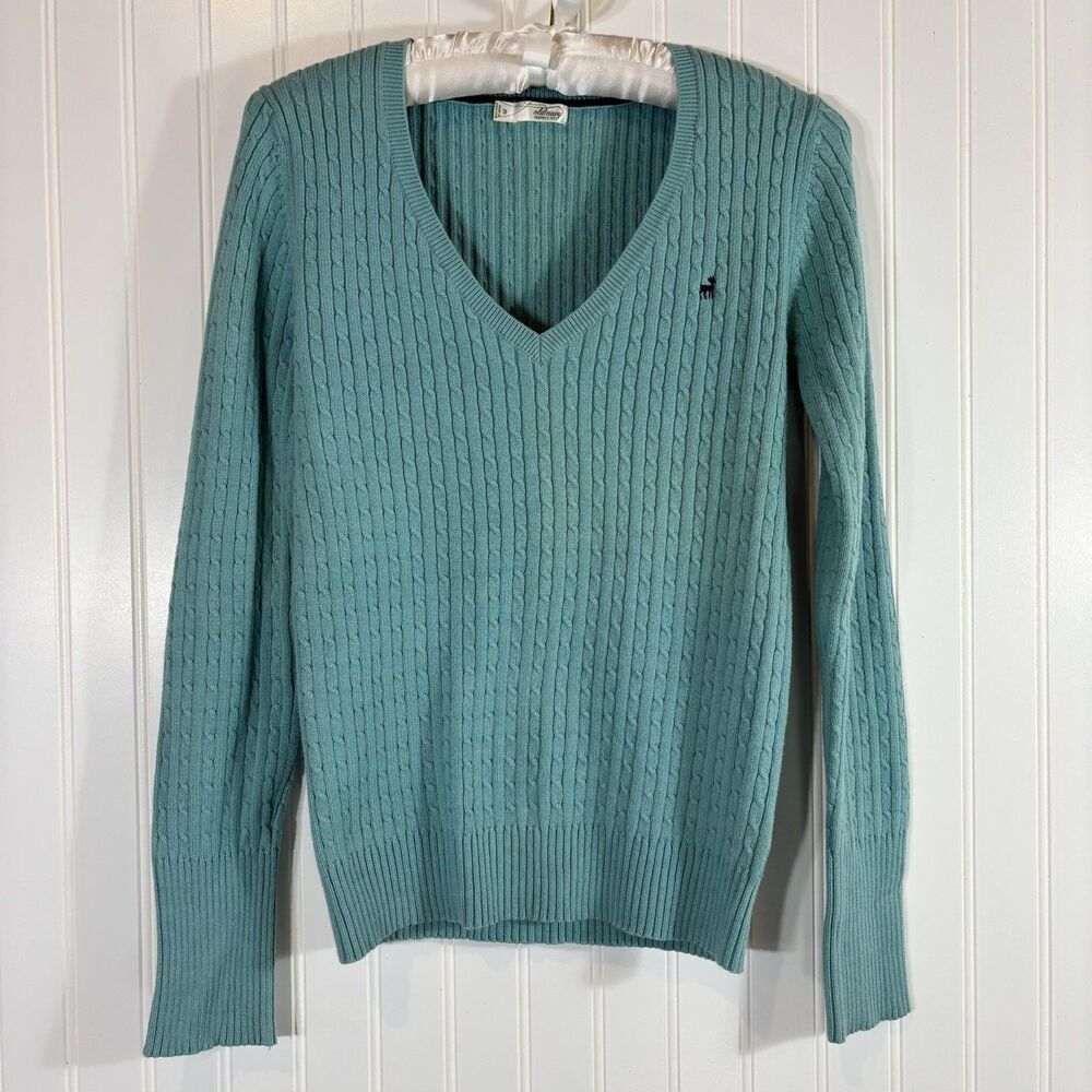 Old Navy Womens Preppy Cable Knit Sweater Size M Tennis Old Money Academia Twee